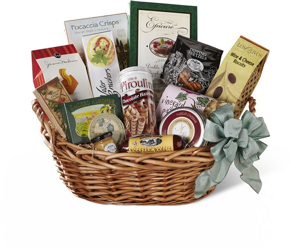 Warmth & Comfort Gourmet Basket from Richardson's Flowers in Medford, NJ